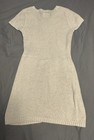 Justice Girls size 16 Short Sweater Dress Ivory Sequins — photo 3