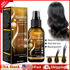 2024 Premium Biotin Hair Growth Serum and Spray for Thicker Hair