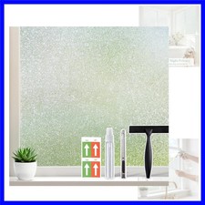 Window Privacy Film, Frosted Glass Window Film, Decorative Static Cling Priva...