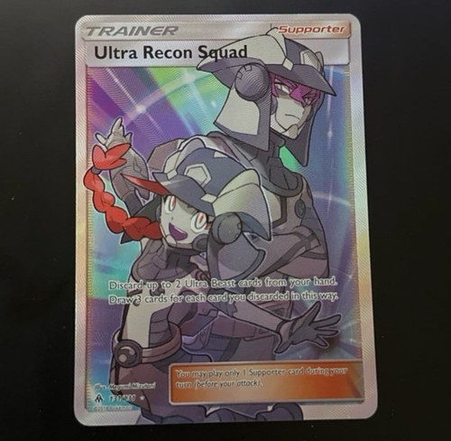 Ultra Recon Squad Trainer 131/131 Rare HoloFoil Full Art 2018 new near mint F&L - Picture 3 of 5