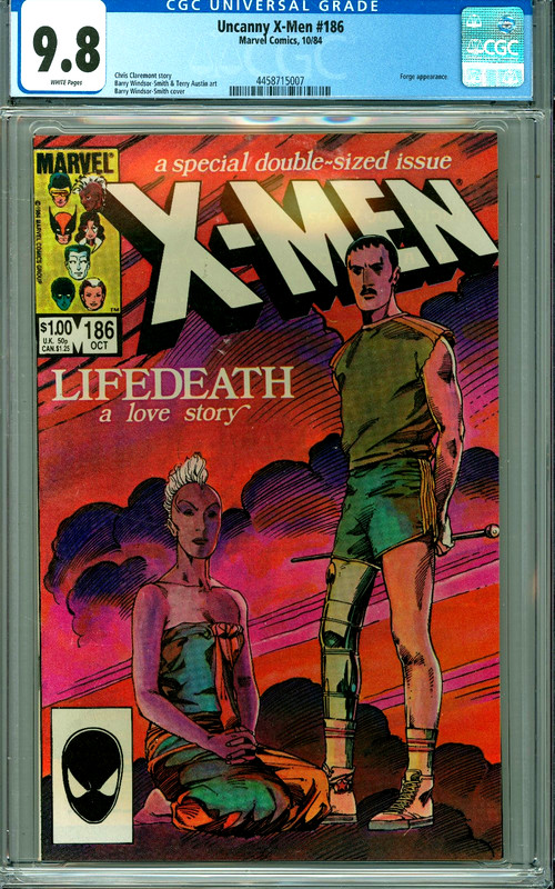 UNCANNY X-MEN 186 CGC 9.8 WP FORGE NEW NON-CIRCULATED CGC CASE MARVEL 1984