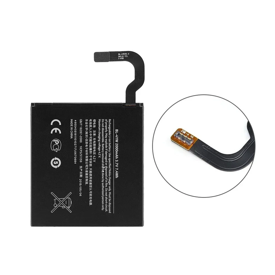 Сменный аккумулятор BL-4YW 2000 мАч для Nokia Lumia 925 925T BL4YW литий-полимерный - Изображение 2 из 4