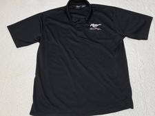 Ford Mustang Polo Shirt - Black, L