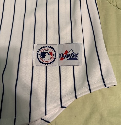 MLB Replica 2002 New York Yankees Giambi #25 Pinstripe Baseball Jersey NWT Sz L - Picture 2 of 8