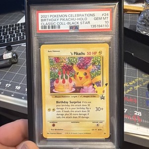 Birthday Pikachu Psa 10 | eBay