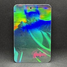 Batman Hologram PROMO 1991 DC Comics Clothing Apparel Merchandise Card / Tag