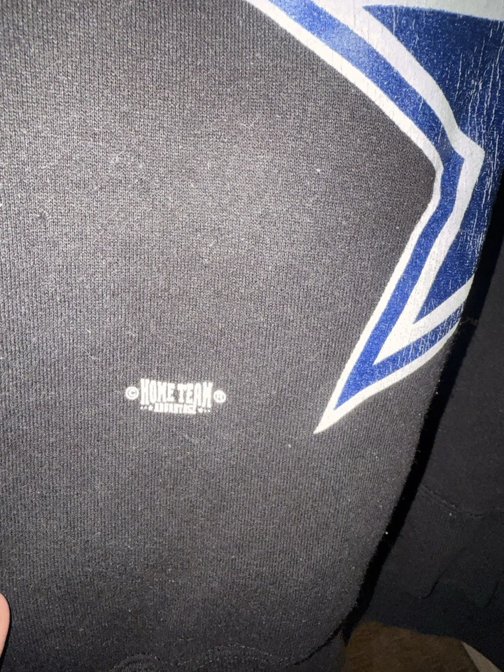 Suéter de Colección 1994 Dallas Cowboys Cuello Redondo, Mediano Nuez moscada, Equipo de Ciudad Natal Foto 4 de 4