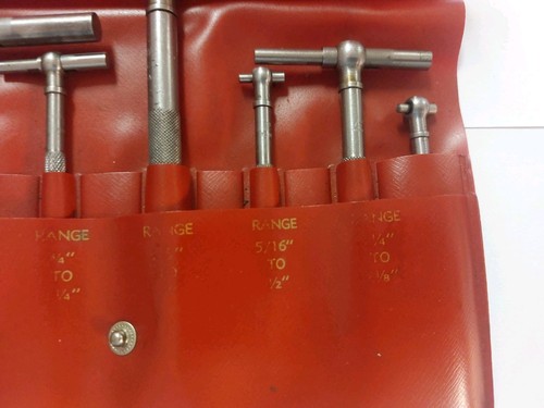 Vintage Pratt & Whitney Telescoping Gages 8pc Set No. 79-L COMPLETE MINT SET - Picture 4 of 8