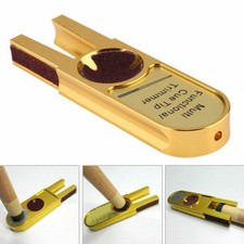 Muti-functional U-shape Billiards Pool Cue Tip Trimmers Repairer Tool
