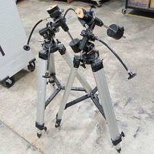 Lot of 2 Orion Equatorial Telescope Tripod Mount w/ R.I.A Top Plates PICKUP ONLY