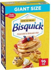 Betty Crocker Bisquick - Original Pancake  Baking Mix, Giant Size, 96 oz