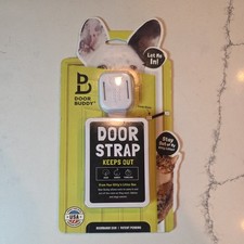 Door Buddy Door Latch  Door Stop Pet Proofing Baby Proofing Adjustable Strap