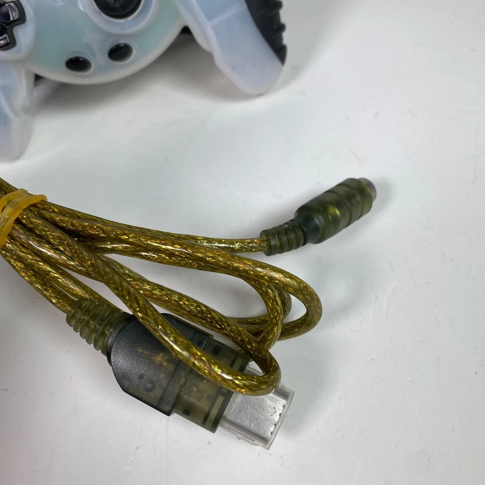 Clear Mad Catz Original X-Box Controller Wired Tested Working - Image 2 of 4