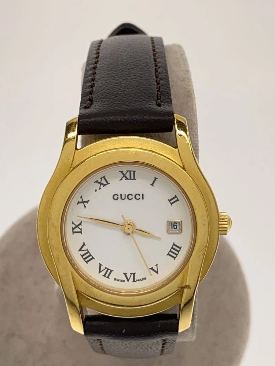 Montre Gucci à quartz/analogique/brw/5400L/0044623/ceinture extérieure