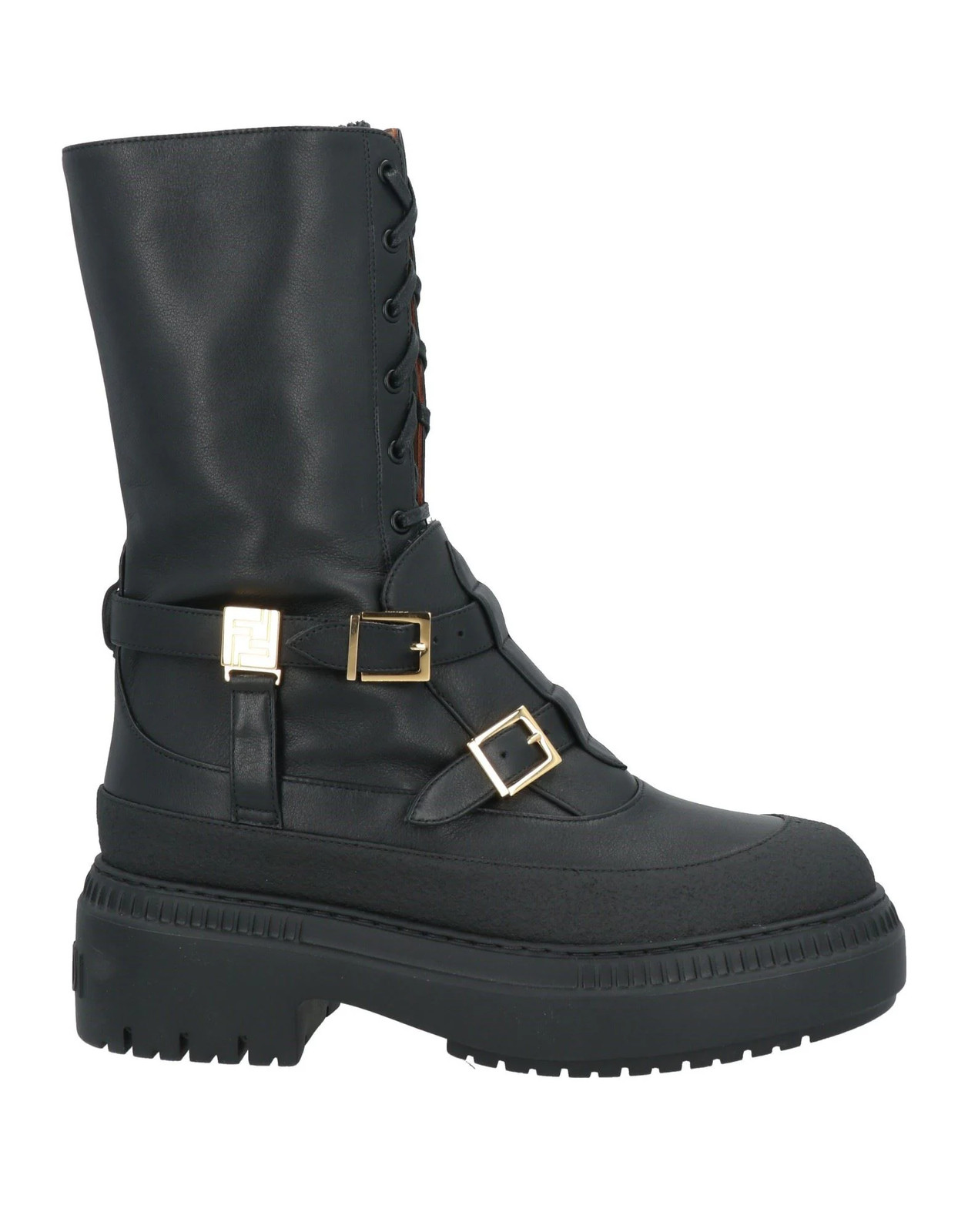 Fendi - Women - Leather Ankle boots - Black 257490₽