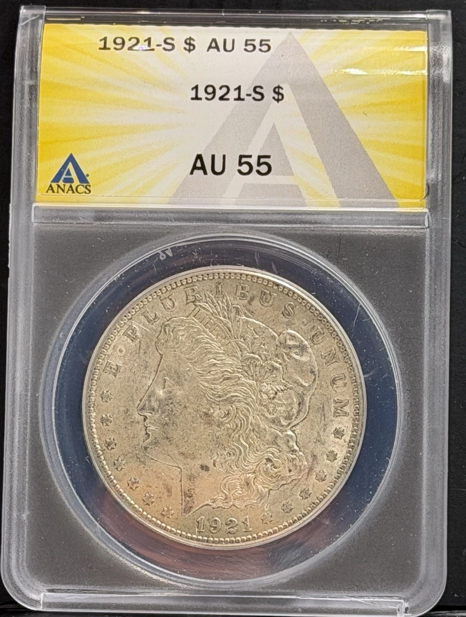 AU 55 Graded 1921 Year Morgan US Dollars (1878-1921) for sale | eBay