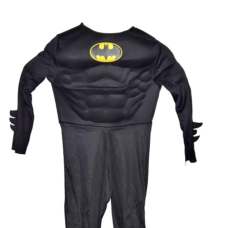 Костюм Бэтмена Muscle DC Comics детский S костюм для Хэллоуина черный комбинезон наряд супергероя - Изображение 4 из 4