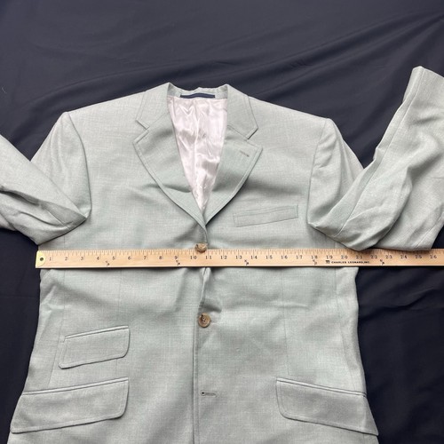 Burberry London Blazer Camelhair Linen Silk 40R Dual Vent 3 Button Modern - Picture 5 of 12