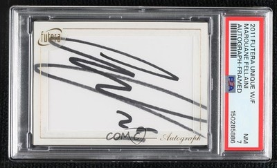 2011 World Football Unique 5/25 Marouane Fellaini PSA 7 Rookie Auto RC 0cp0