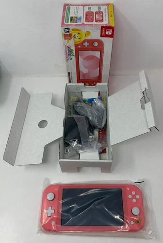 Nintendo Switch Lite Animal Crossing New Horizons New In Open Box!