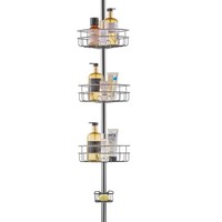 Uimoso Teleskopregal Duschregal Duschablage Eckregal Badezimmer 990-3175Mm Hohe