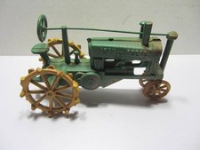 Vintage John Deere OP Tractor 11" Cast Iron