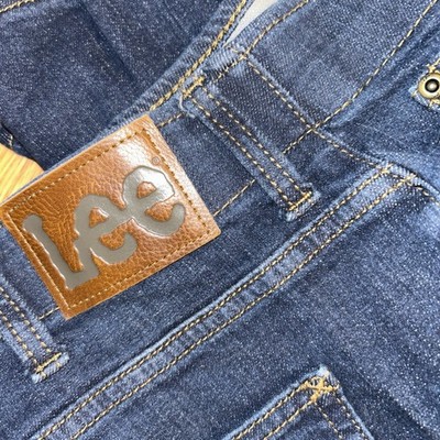 Men's Lee Jeans 38X32 Straight Taper Dark Wash  Stretch