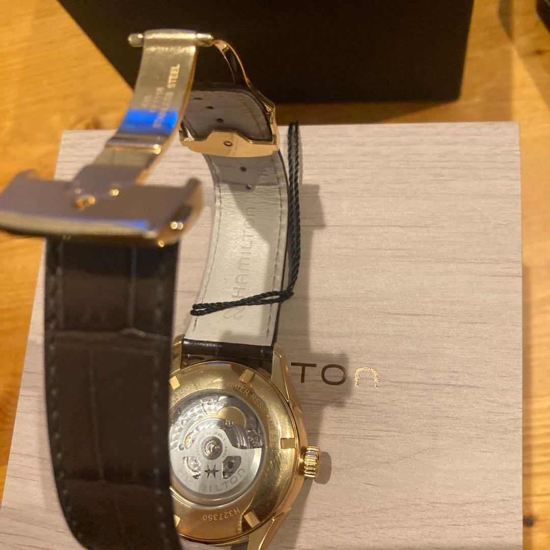 Hamilton Automatic Skeleton Dial Watch Silver Gol… - image 6