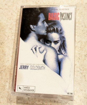 Basic Instinct Stone Douglas Goldsmith Soundtrack  Audio Cassette NEW Sealed ORG