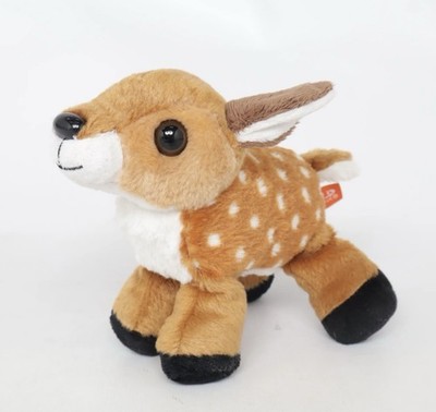 Wild Republic Hug'ems Plüschtier Rehkitz 18cm Kuscheltier Kitz Weiß Wie Neu