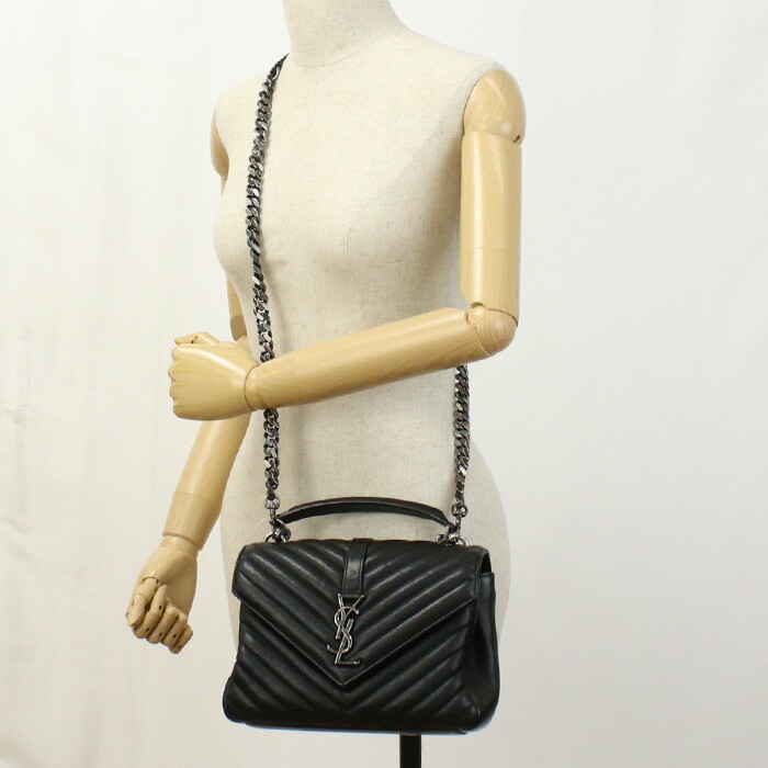 SAINT LAURENT ハンドバッグ 487213【ランク：A】 AUTH SAINT LAURENT HANDBAG 487213 COLLEGE MEDIUM WOMEN'S