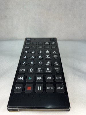 Big Matters! Jumbo Universal Remote Control 11'' x 5'' TV VCR DVD Satellite Cable