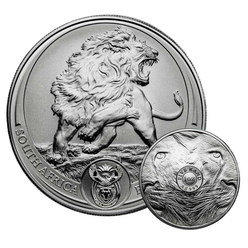 Sudáfrica 2025 1 onza plata Big Five Lion Bu bu - Imagen 5 de 7