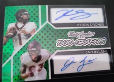 Leaf, Razor Autograph Card Lot Kyron Drones, Jaylin Lane, Gordon Beckham 2008