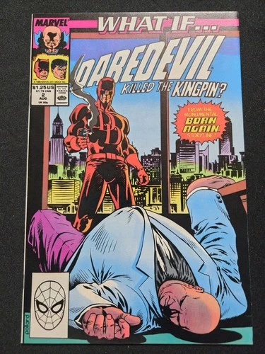 Vintage Marvel What If Daredevil Killed The Kingpin 1989 Comic Book Vol 2 No 2