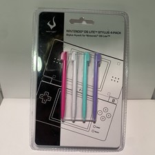 Verge Nintendo DS Lite Stylus 4-pack - 10A08 - NEW Sealed Pink Teal Purple White