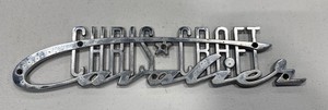 Chris Craft Cavalier Boat Emblem Badge Name Metal Ornament