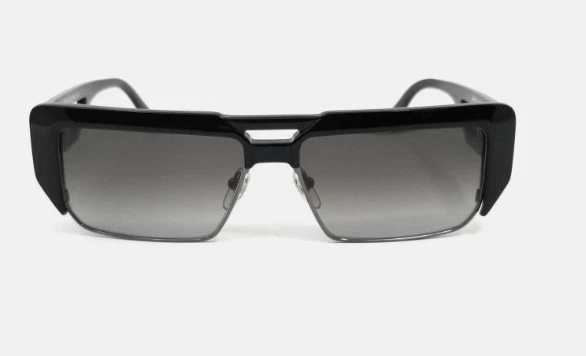 Gafas de sol clásicas icónicas MCM rectangulares negras para hombre MCM681S-001 Foto 2 de 3