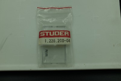 STUDER 1.228.200-04 COUNTER WINDOW COVER NOS NEW WITH MIN SEC PRINT RARE