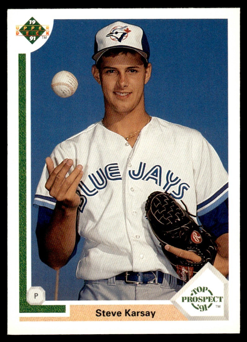 1991 Upper Deck Top Prospect #54 Steve Karsay Rookie Toronto Blue