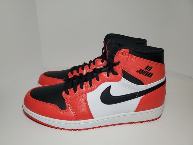Nike Air Jordan 1 Retro High OG Orange Black White 332550-800 Men's Size 16 for sale online | eBay