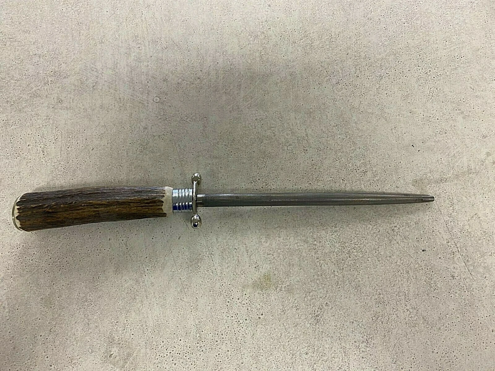 VINTAGE VOLK STAHL 12 " STEEL KNIFE SHARPENER