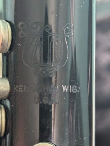 vintage 70's kenosha clarinet with case - Picture 2 of 14