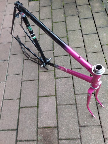 DDR Fahrrad Diamant Sportrad Rennrad RahmenColumbus Rohrsatz Gemufft Rh55 Selten - Bild 4 von 13
