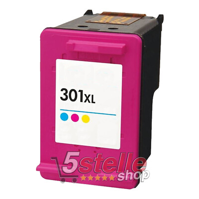 CARTUCCE NERO+COLORE 301XL PER HP OFFICEJET 2620 2622 2624 - Foto 4