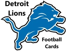 You Pick Your Cards - Detroit Lions Team - NFL Football Card Selection