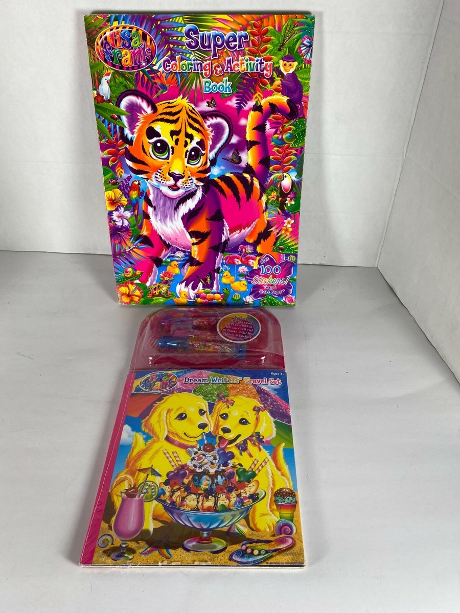 Lisa Frank Dream Writer's Travel Set Puppy AND 2014 SUPER coloring