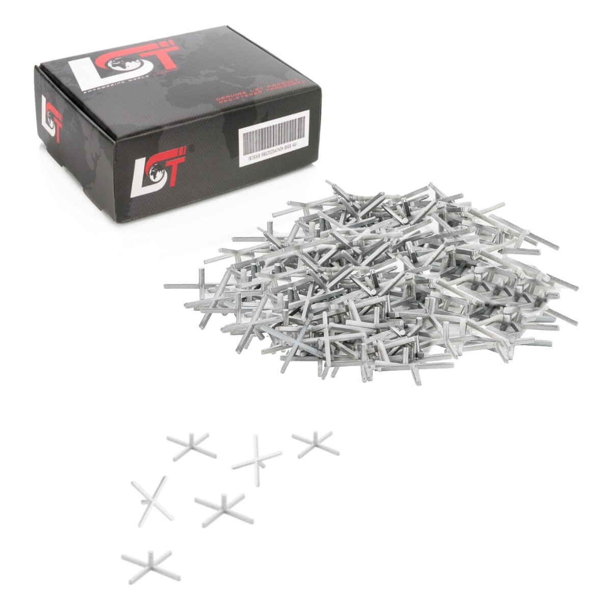 200x Tile Crosses Joint Crosses 1 MM Plastic Spacer