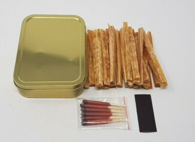 Fatwood Feuerstarter Fatwood Maya Zunder Sticks Pocket Kit