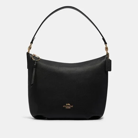 Coach Black Pebbled Leather Skylar Large Hobo Bag 91029 for sale